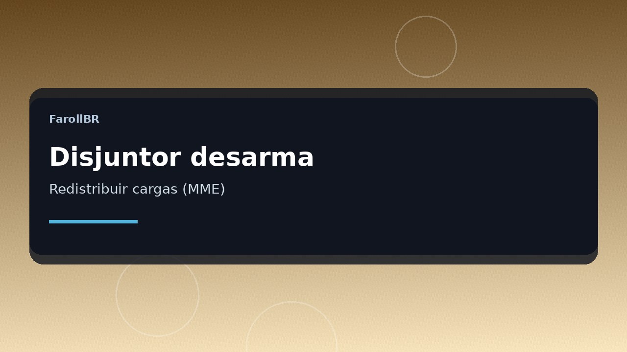 Disjuntor desarma ao ligar vários aparelhos: como redistribuir cargas com hábitos seguros (MME)